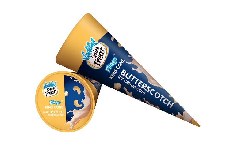 Flingo Butterscotch Ice Cream King Cone