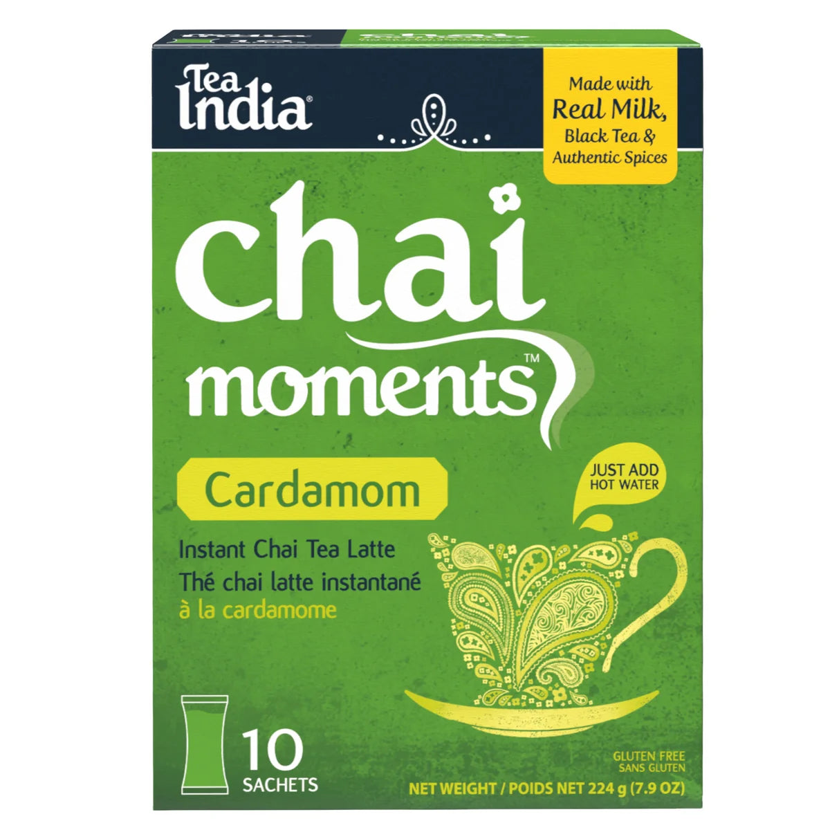 Teaindia Cm Cardamom Tea 10ct