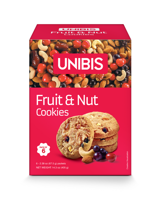 Unibis Fruit&nut Cookie 405g