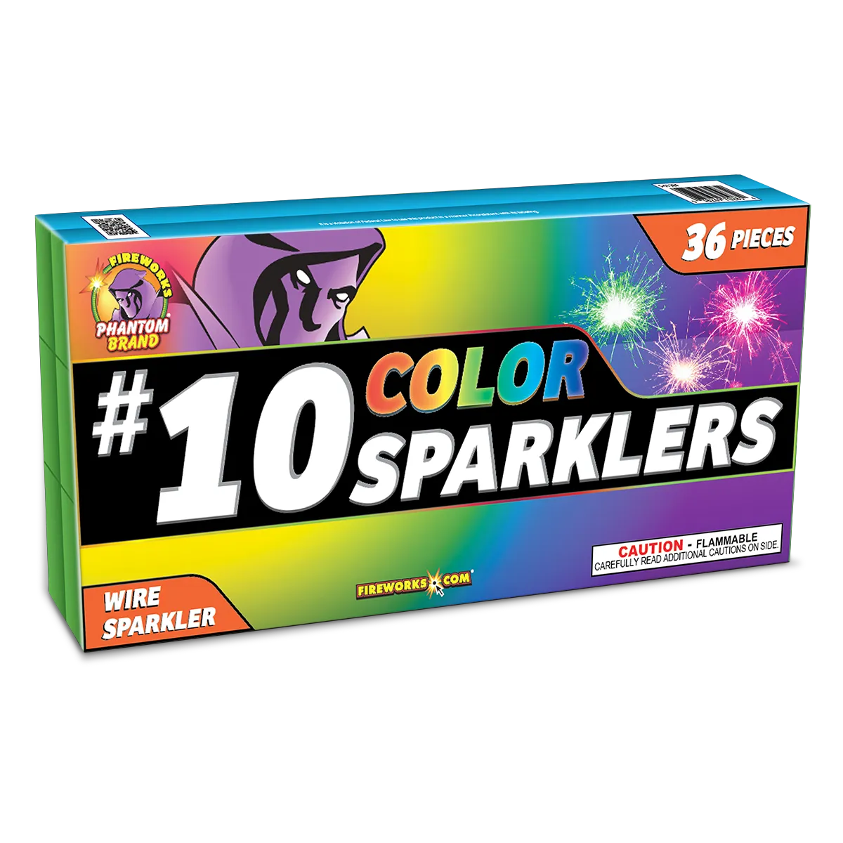 #10 Color Spraklers 8pc
