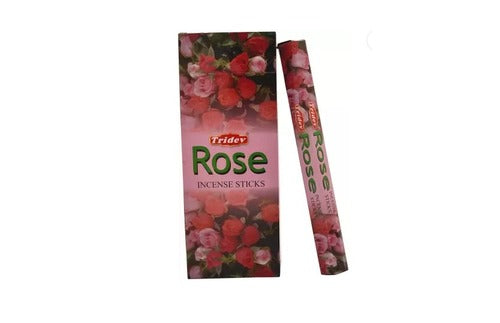 Tridev Rose Incnse Stcks Bx