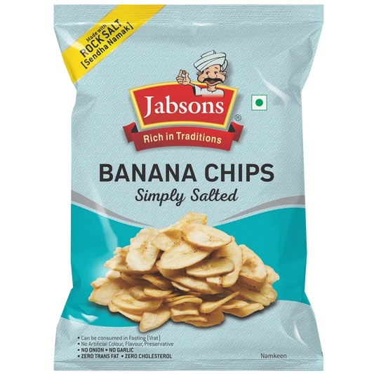 Jb Banana Chips Salted 150g