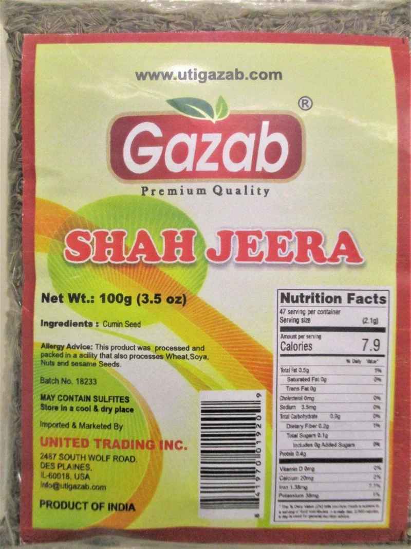 Gazab Shah Jeera 100g