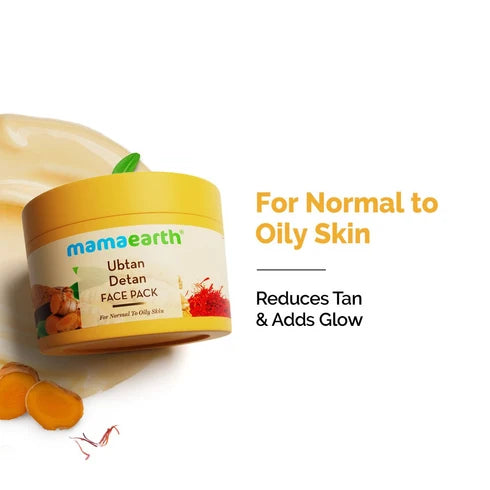 Mama Earth Ubtan Detan Facepack 200g