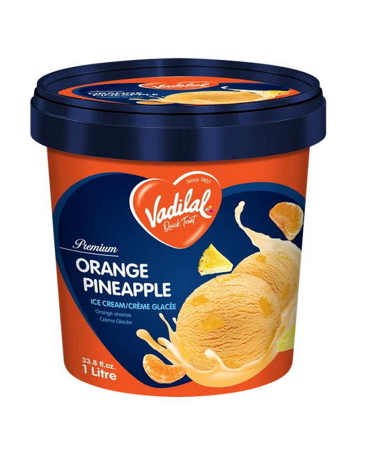 Vadilal Orng Pineapple Icecream 1l
