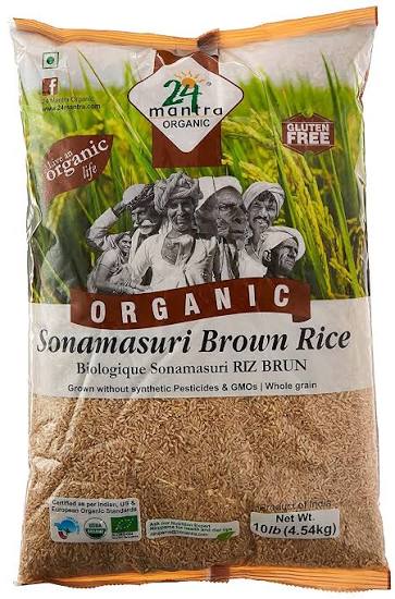 24m Brwn Sonamasoori Rice 10lb