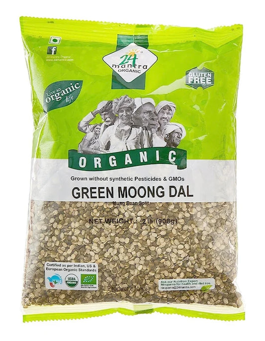 24m Green Moong Split 2lb