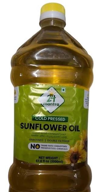 24m Org Cp Sunflower Oil 2l