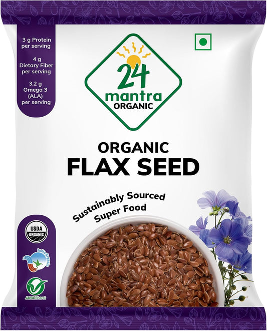 24m Org Flax Seeds 7oz