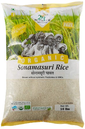 24m Org Sonamasuri Rice 10lb