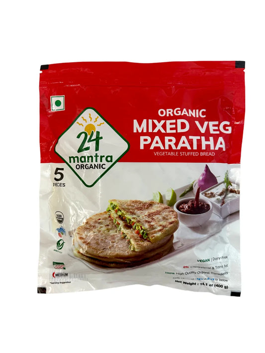 24mantra Mix Veg Paratha 5pc