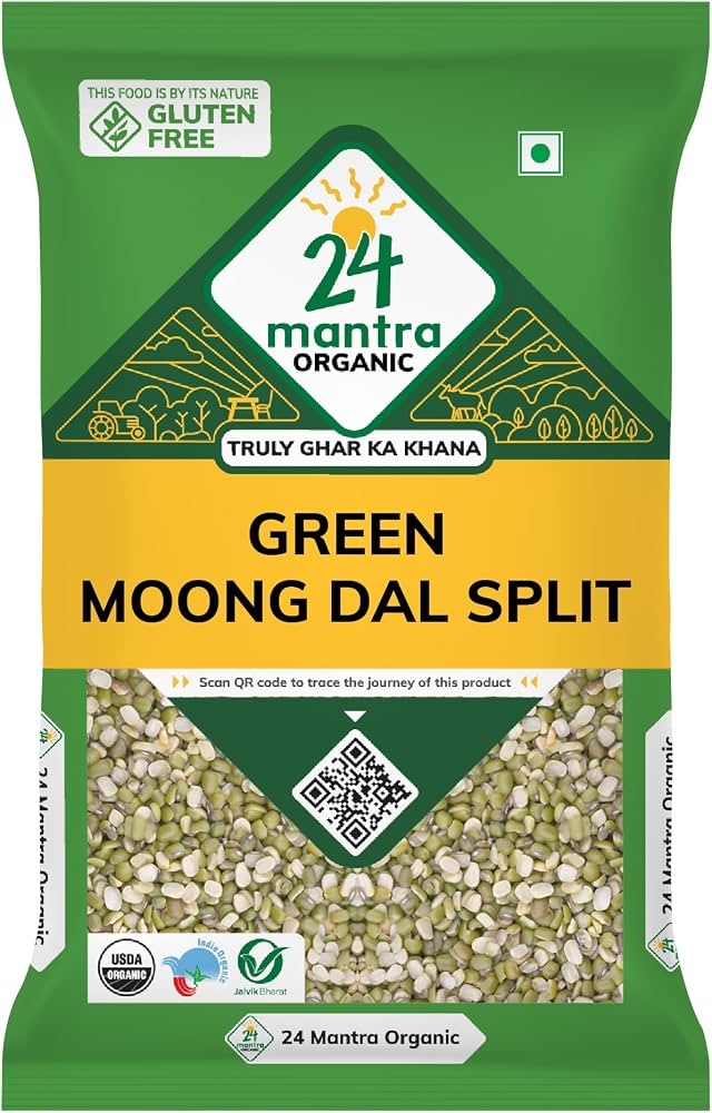 24mantra Org Grn Moong Dal 4lb