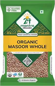 24mantra Org Masoor W Dal 4lb