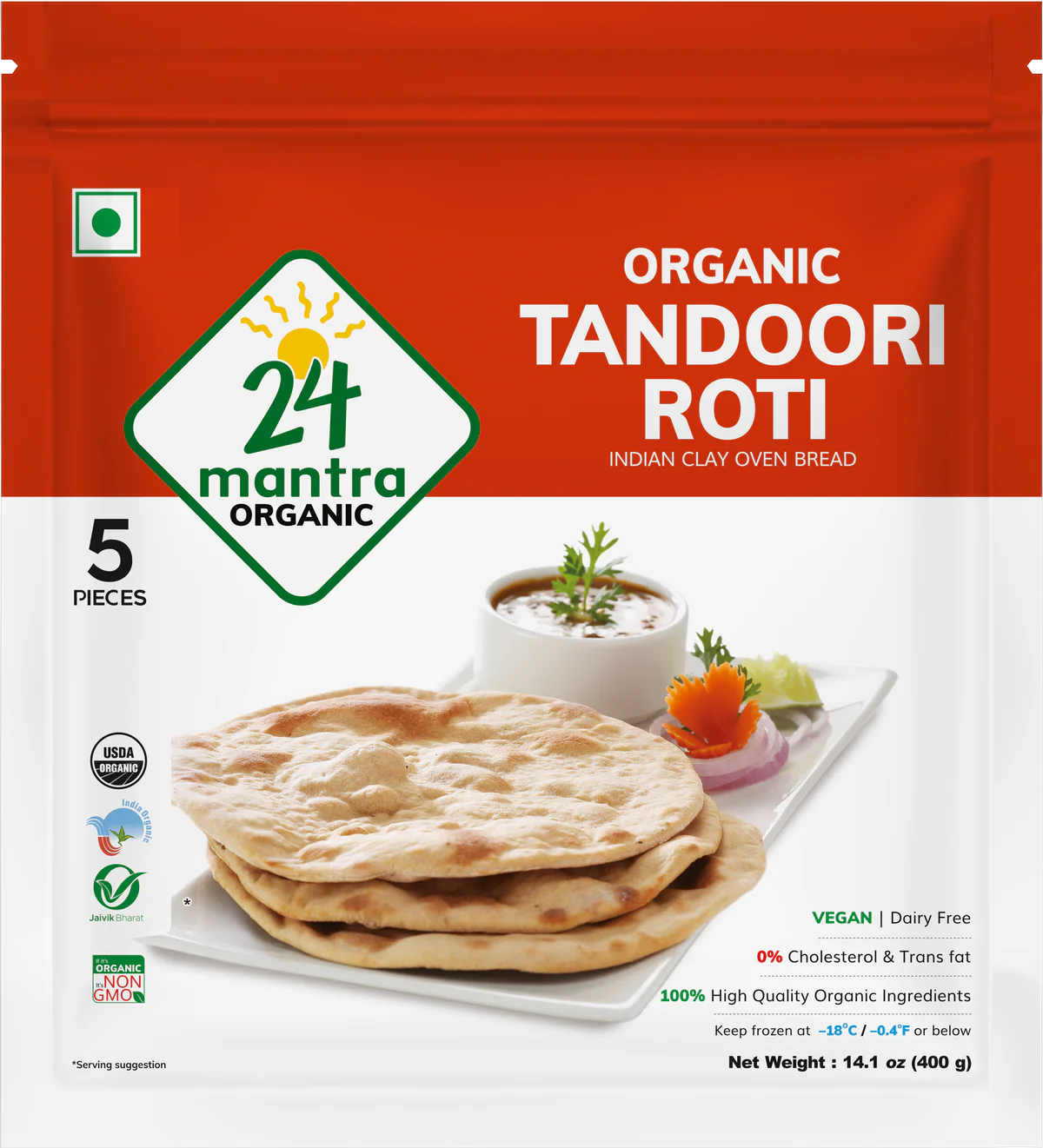 24mantra Org Tandoori Roti 5pc