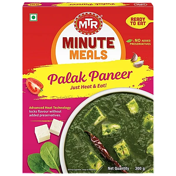 MTR PALAK PANEER 300G