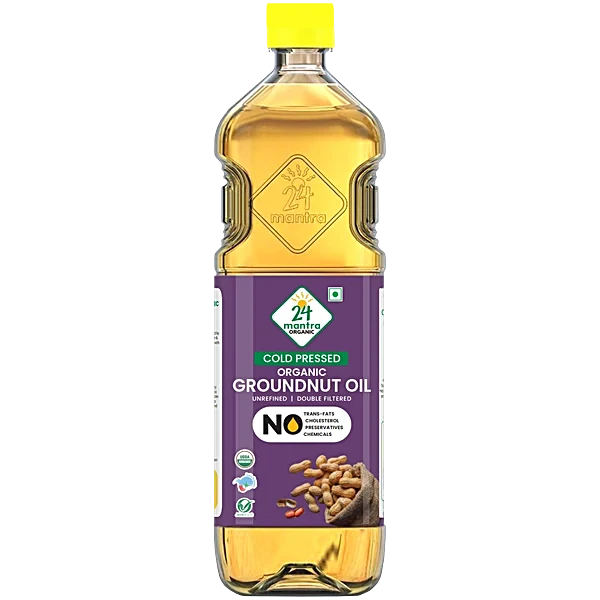 24mantra Org Peanut Oil 1l