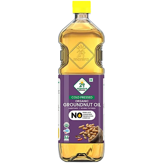 24mantra Org Peanut Oil 1l