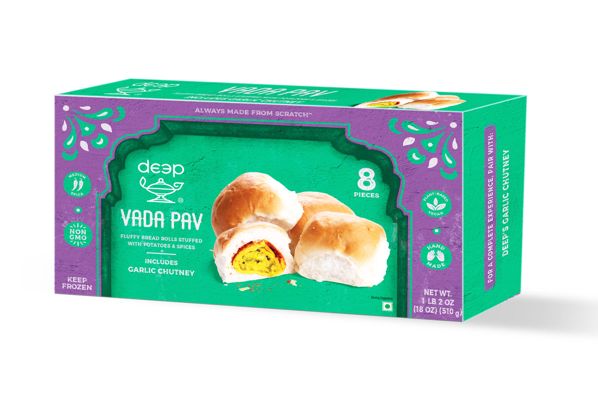 Deep Vada Pav W Garlic Chutney
