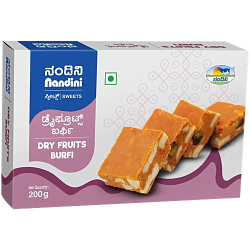 Nandini Dry Fruits Burfi 200g