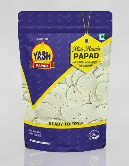 Yash M Masala Papad 250g