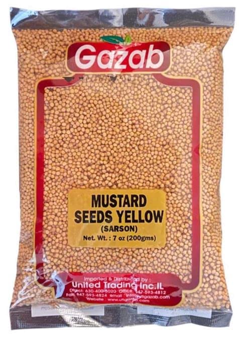 Gazab Mustard Seeds Yellow 7oz