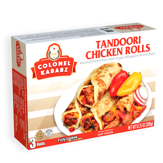 Colonel Kabab Tandoori Chicken Roll 3pc