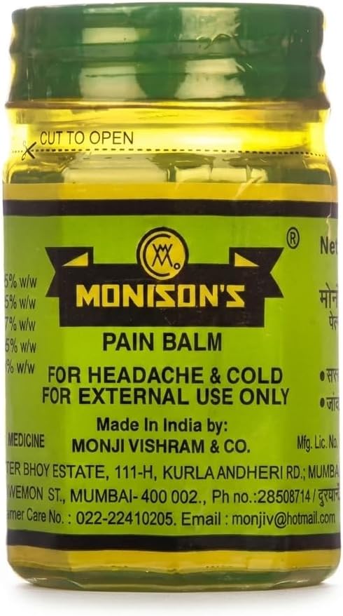 Monisons Pain Balm 100g