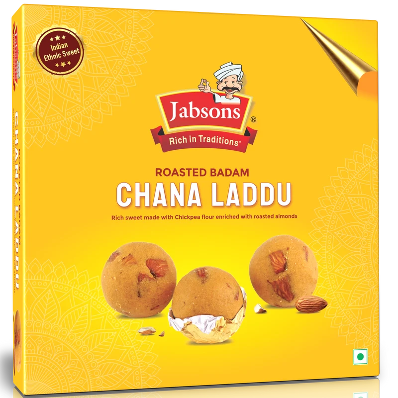 Jb Rst Badam Chana Laddu 400g