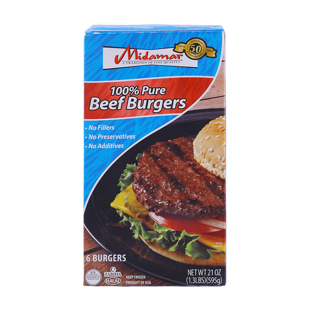 Midamar Beef Burger 595g