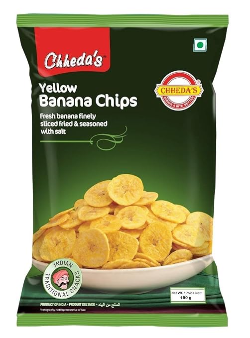 CHHEDAS YLW BANANA CHIPS 170G