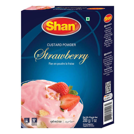 Shan Strbrry Custard Pwdr 200g