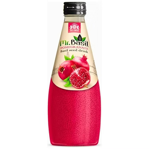 Ff Basil Pomegrant Drink 290ml