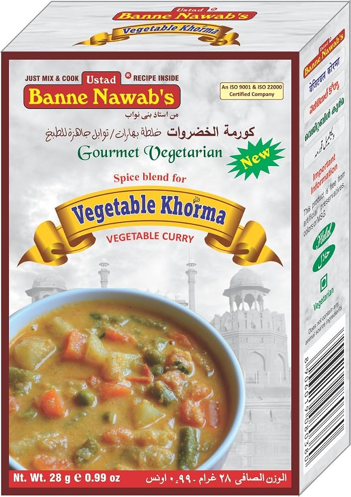 Banne Nawabs Vegetable Khorma Masala 28g