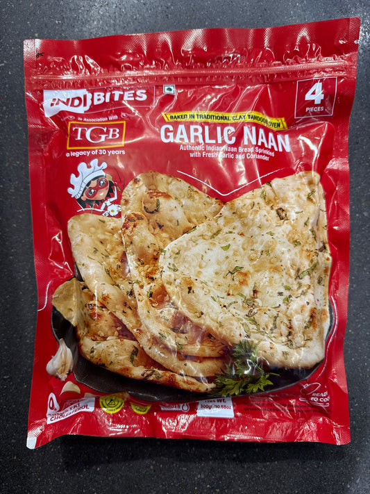 IB TANDOORI GARLIC NAAN 12PC