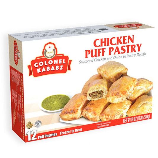 Colonel Kabab Chkn Puff Pastry 12pck