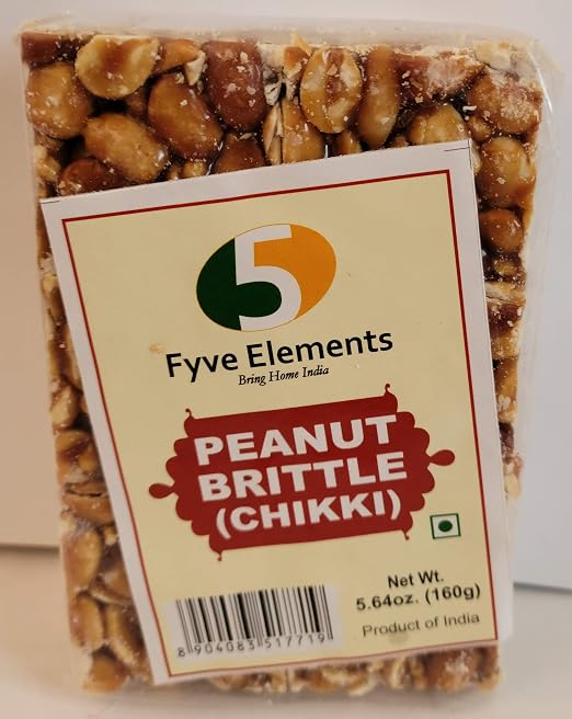 Fyve Elmnts Peanut Chikki 160g