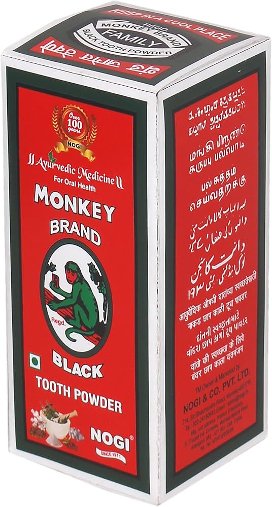 Monkey Brand Tooth Powder 100g