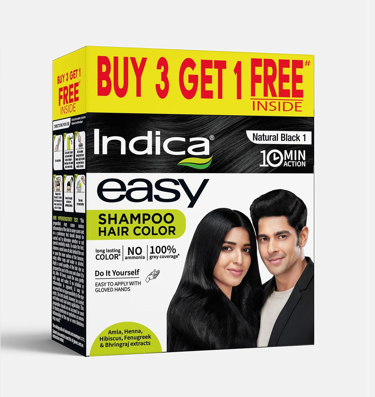 Indica E Black Shampoo Hc 3p