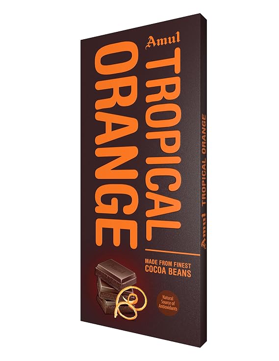 Amul Tropical Orange Choc 150g