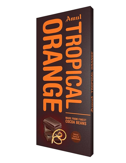 Amul Tropical Orange Choc 150g