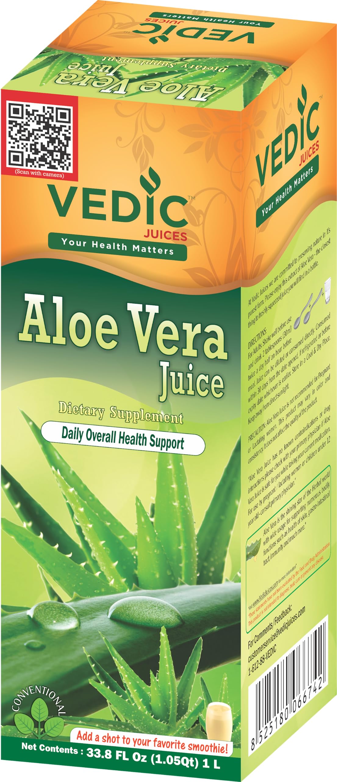 Vedic Aloe Vera Juice 1l