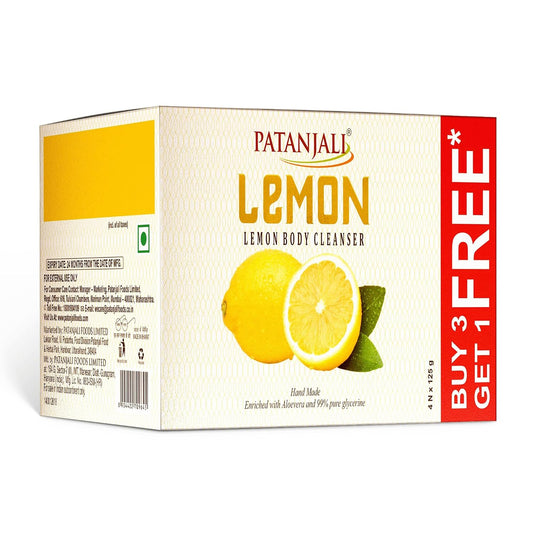 Patanjali Lemon Soap 4pck