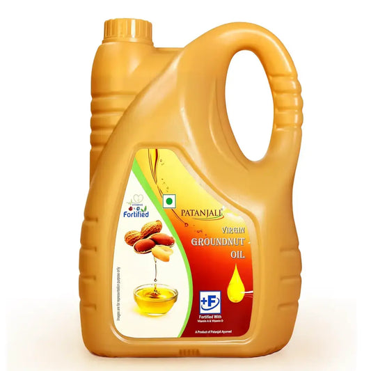 Patanjali Groundnut Oil 5 Ltr