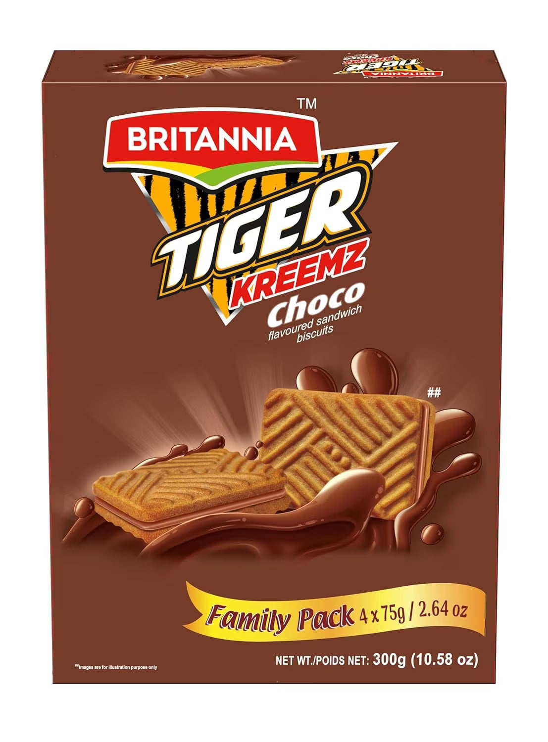 Brt Tiger Kreemz Choco Fp 300g
