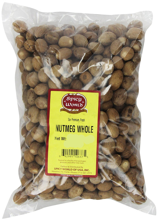 Spicy World Nutmeg Whole 2lb
