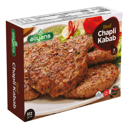 Aliyans Beef Chapli Kebab 512g