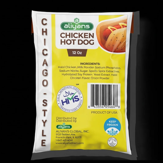 Aliyans Chicken Hot Dogs 12oz