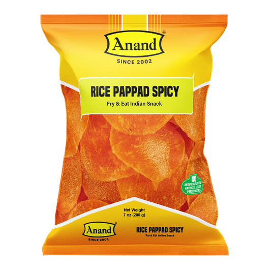 Anand Rice Pappad Spicy 200g