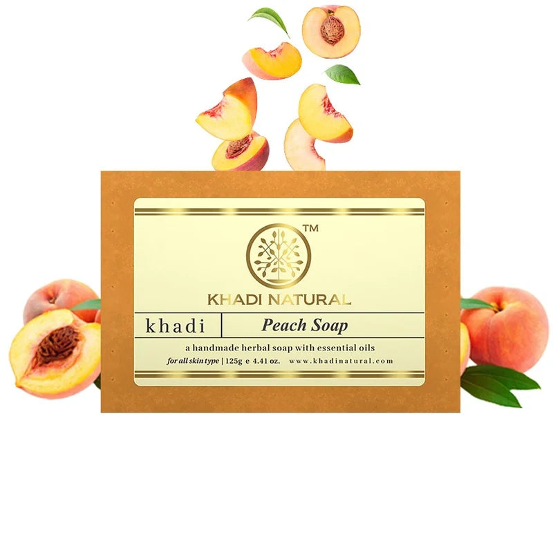 Khadi Peach Soap 125g