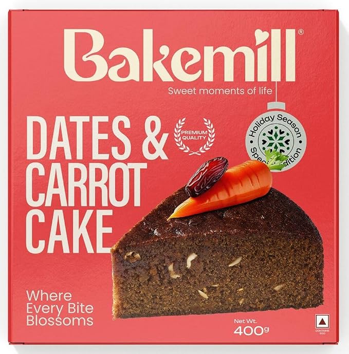 Bakemill Date&carrot Cake 400g